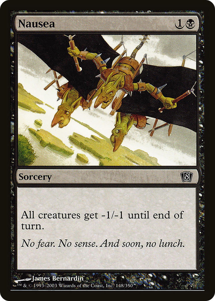 Nausea (8ED-148★) - 8th Edition Foil