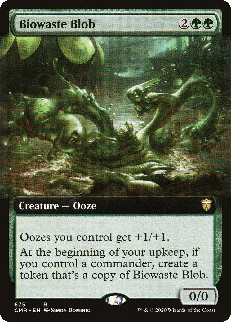 Blob de déchets biologiques (art étendu) [Commander Legends] 