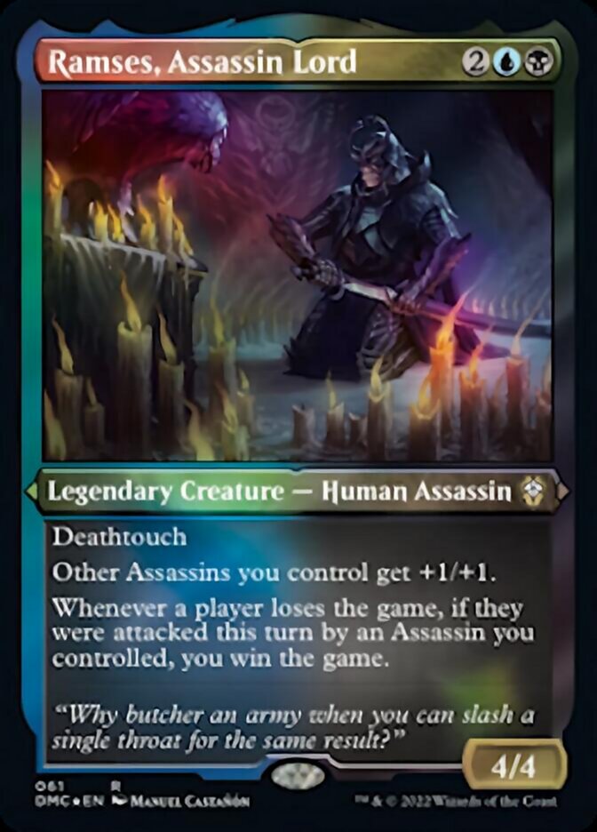 Ramsès, Seigneur Assassin (Foil Etched) [Dominaria United Commander] 