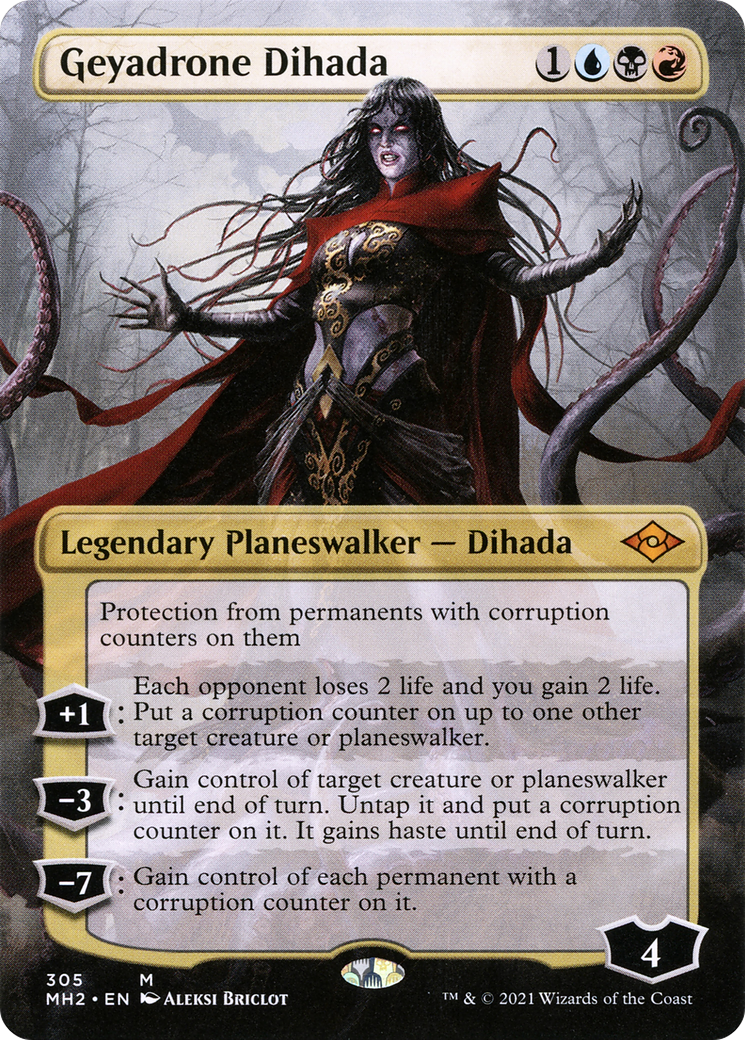 Geyadrone Dihada (Borderless) (MH2-305) - Modern Horizons 2 (Borderless)