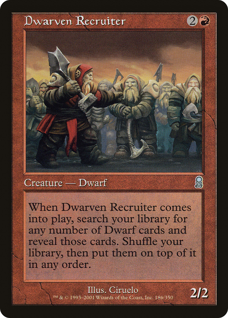 Dwarven Recruiter (ODY-186) - Odyssey