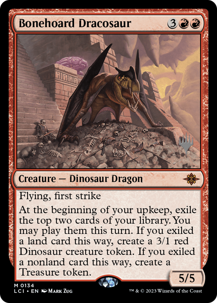 Bonehoard Dracosaur (Pack promotionnel) [Les cavernes perdues d'Ixalan Promos] 