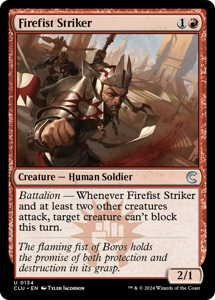 Attaquant Firefist [Ravnica: Clue Edition] 