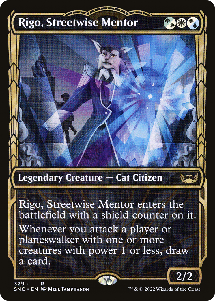 Rigo, Streetwise Mentor (Showcase Golden Age) [Rues de New Capenna] 