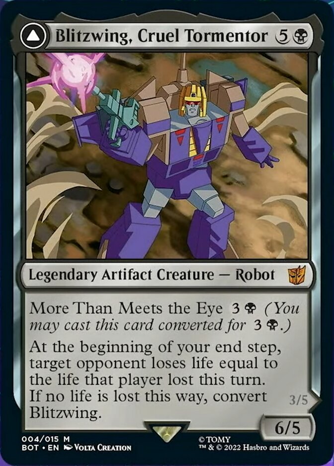 Blitzwing, Cruel Tormentor (BOT-004) - Transformers: (convertdfc)