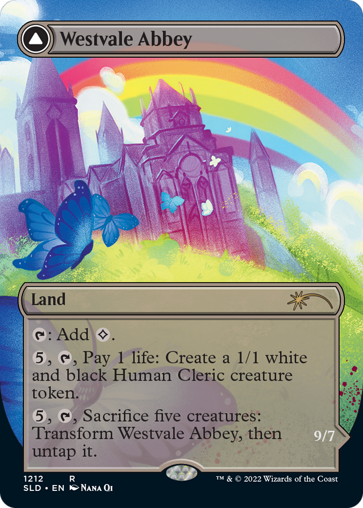 Abbaye de Westvale // Ormendahl, Profane Prince (Display Commander) (Borderless) [Secret Lair: From Cute to Brute] 