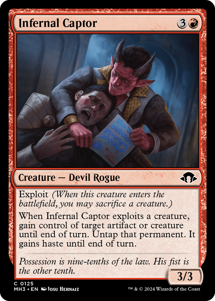 Capteur infernal [Horizons modernes 3] 