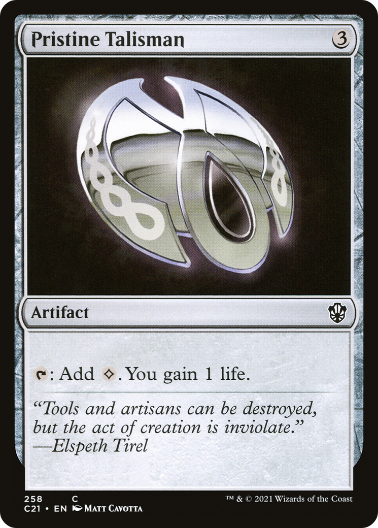 Talisman immaculé [Commandant 2021] 