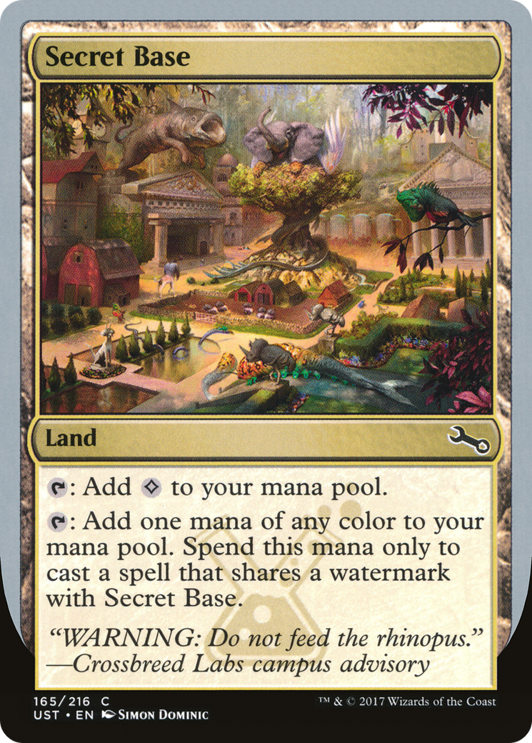 Secret Base (E) (UST-165) - Unstable Foil