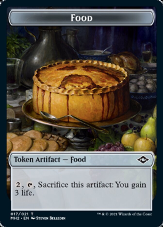 Nourriture (17) // Jeton double face de germe phyrexian [Jetons Modern Horizons 2] 