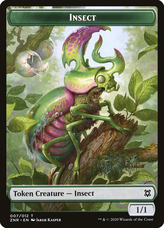 Chat // Insecte Jeton double face [Zendikar Rising Tokens] 