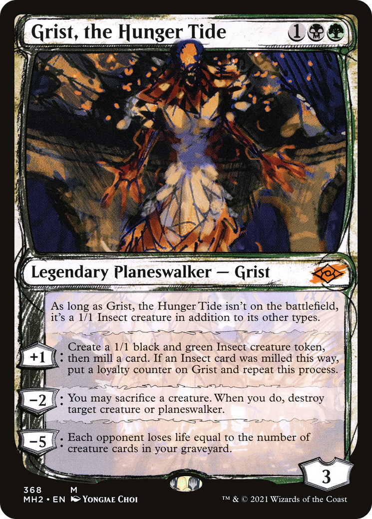 Grist, la marée de la faim (esquisse) [Modern Horizons 2] 