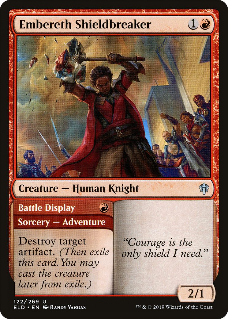 Embereth Shieldbreaker // Affichage de bataille [Trône d'Eldraine] 