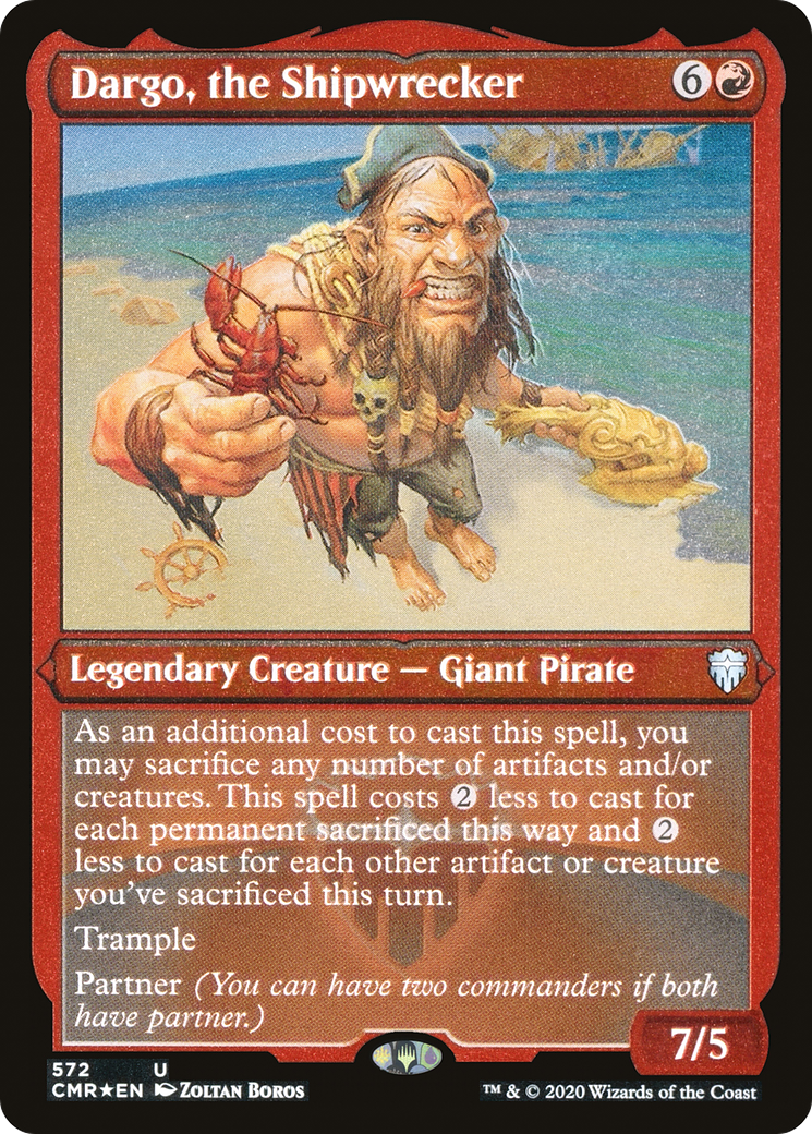 Dargo, le naufrageur (gravé) [Commander Legends] 