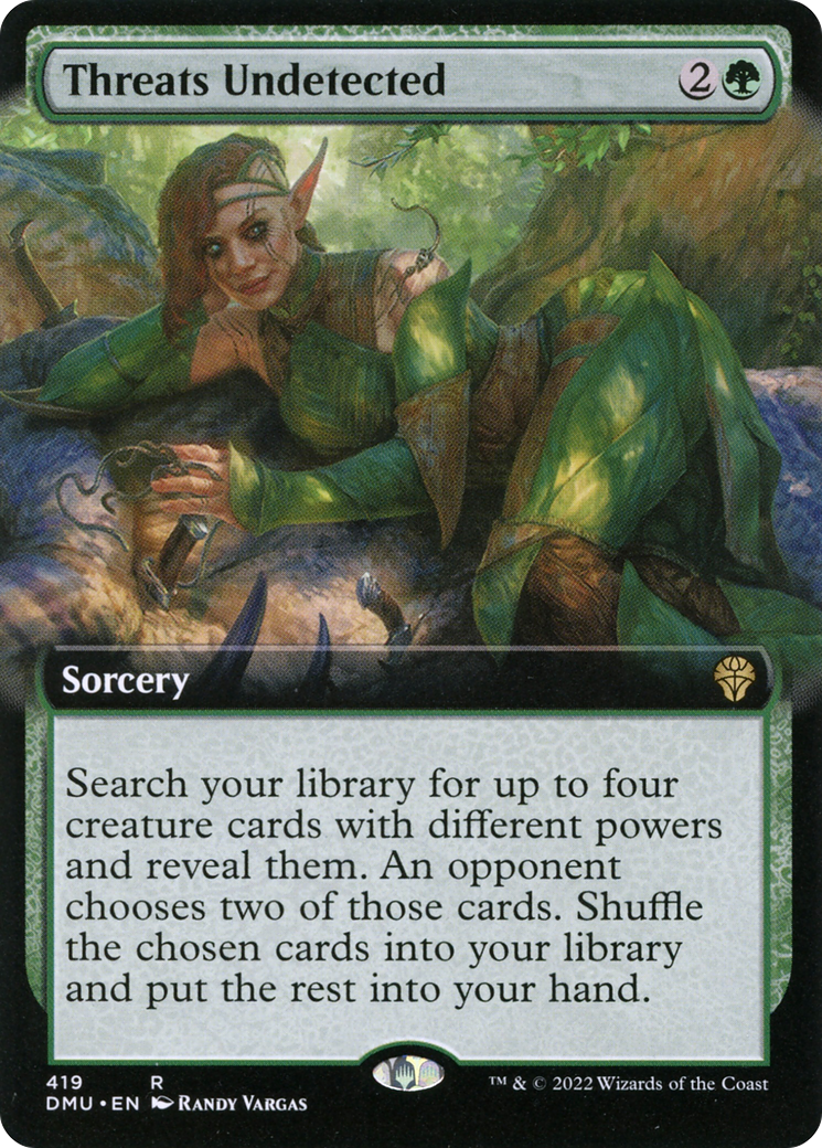 Menaces non détectées (art étendu) [Dominaria United] 