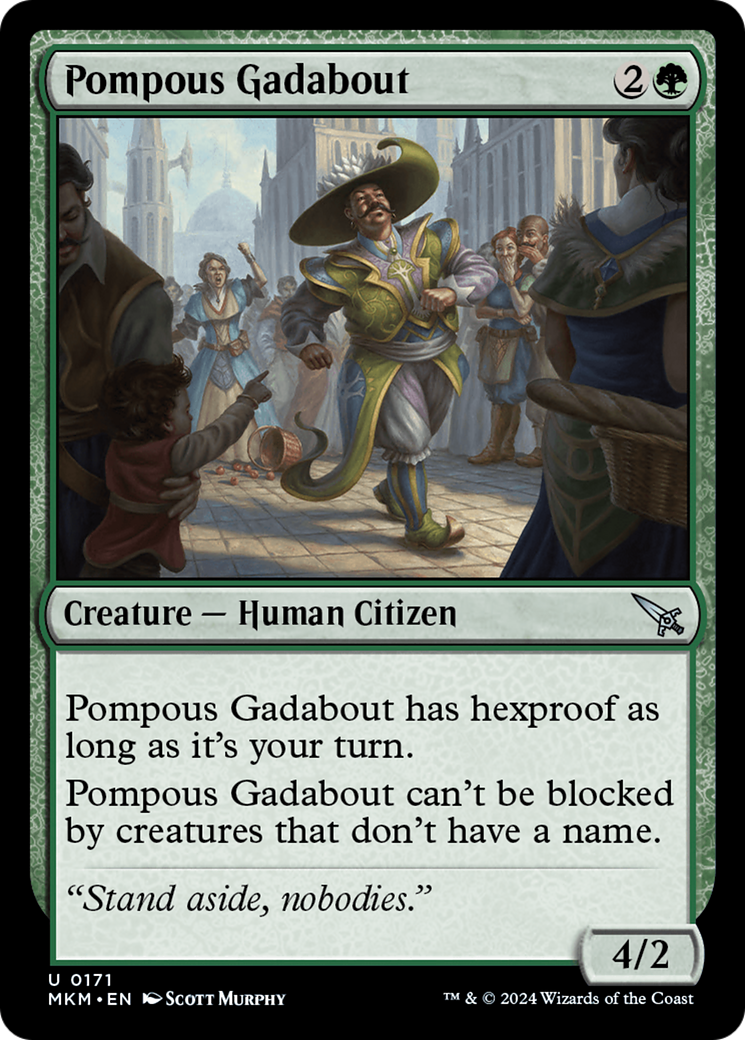 Pompous Gadabout [Meurtres au manoir Karlov] 