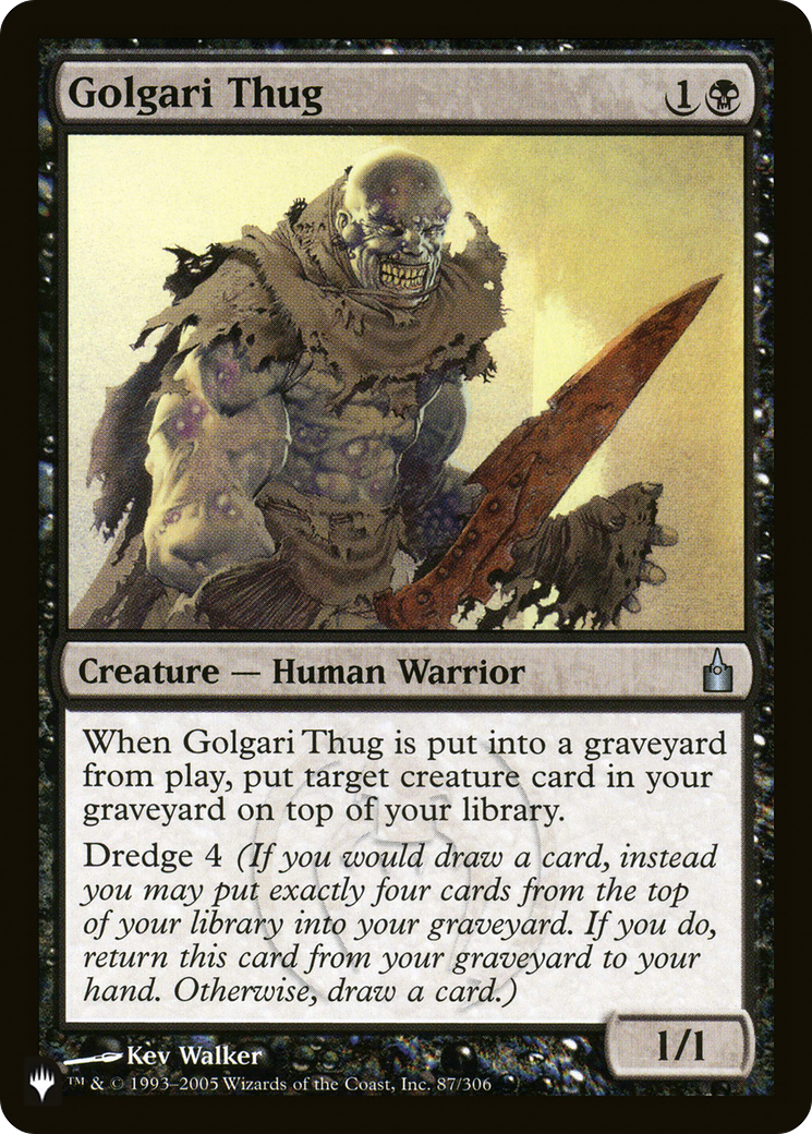 Golgari Thug [La liste] 