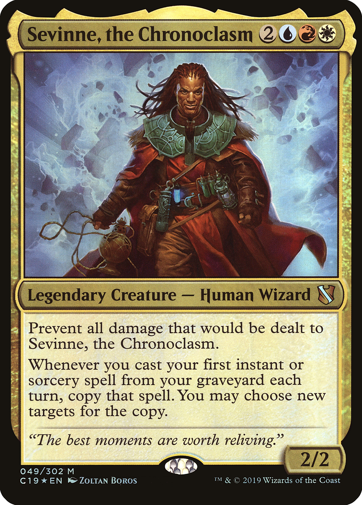 Sevinne, le Chronoclasm (Oversized) [Commander 2019 Oversized] 