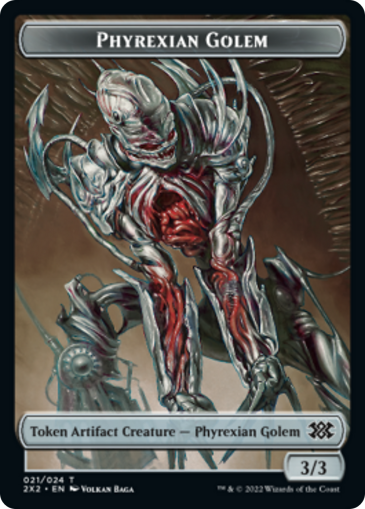 Oeuf // Jeton double face Phyrexian Golem [Jetons Double Masters 2022] 