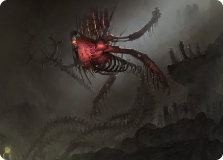 Drivnod, Carnage Dominus Art Card [Phyrexia : All Will Be One Art Series] 