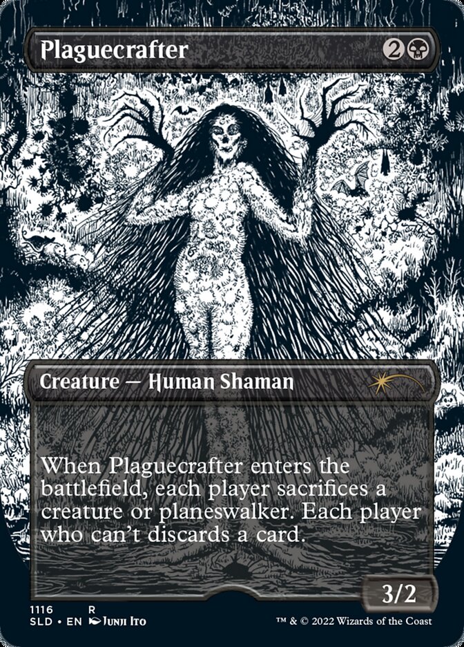 Plaguecrafter (feuille gravée sans bordure) [série Secret Lair Drop] 