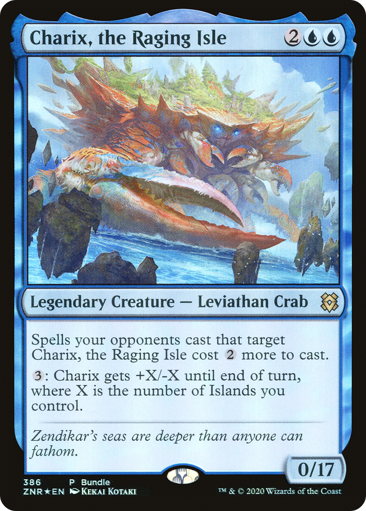 Charix, l'île déchaînée (386) [Promos Zendikar Rising] 