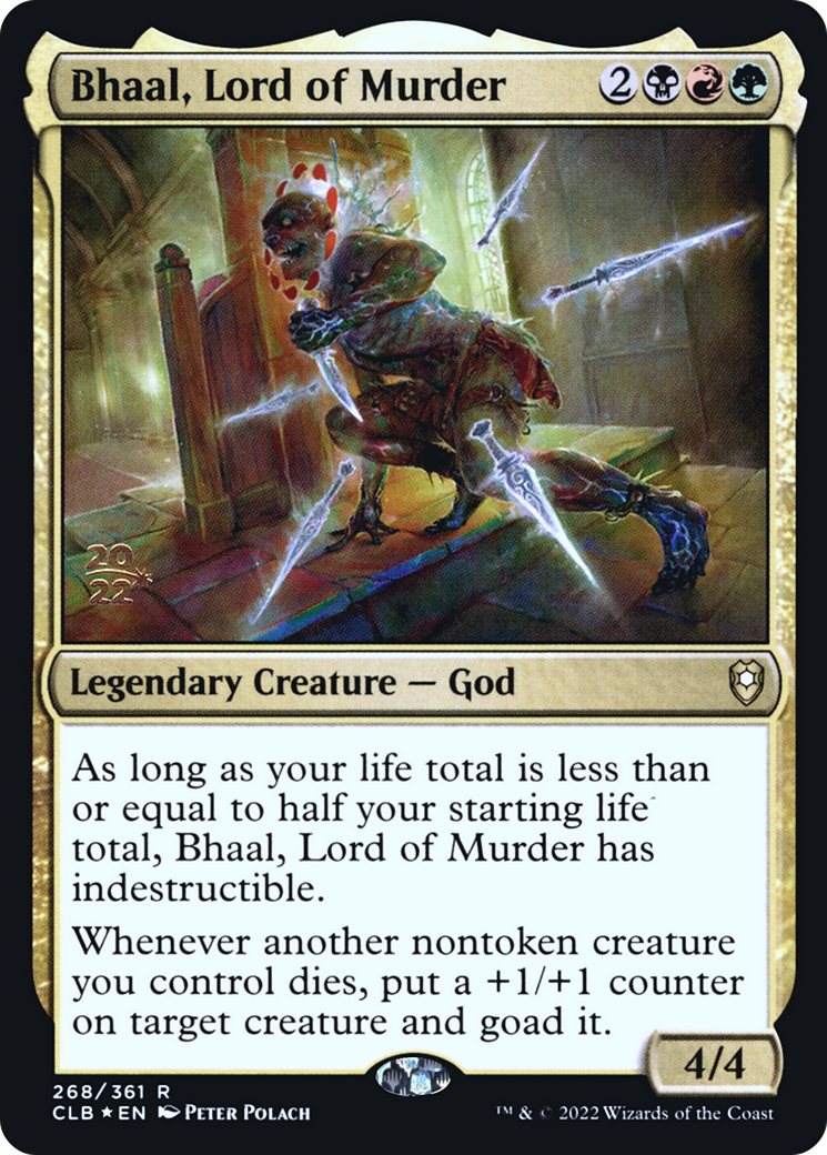 Bhaal, seigneur du meurtre [Promotions avant-première de Commander Legends: Battle for Baldur's Gate] 
