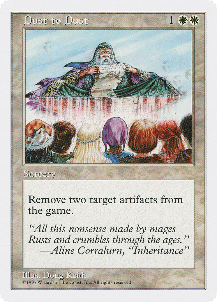 Dust to Dust (5ED-) - Fifth Edition