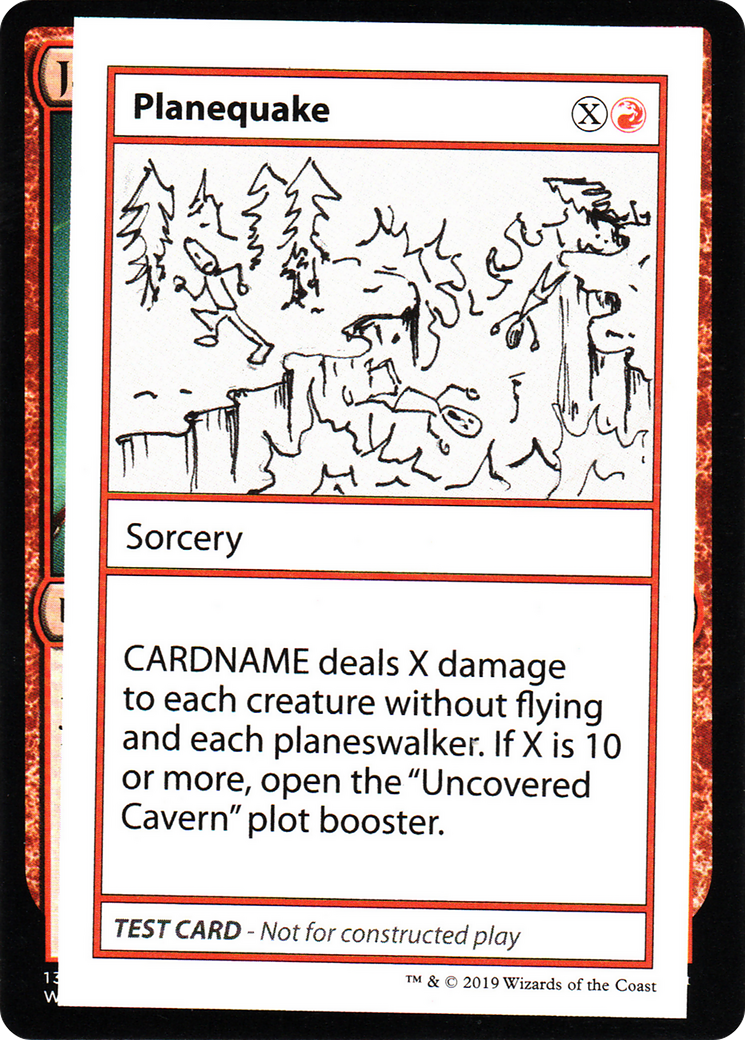 Planequake (édition 2021) [Cartes de test Mystery Booster] 