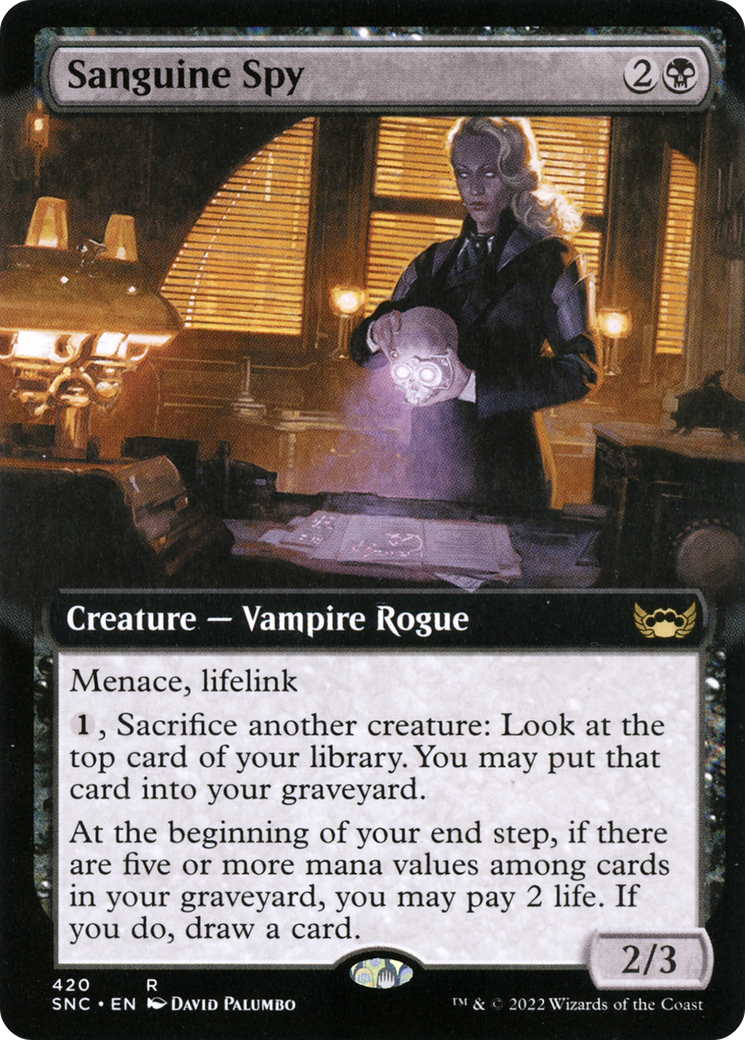 Sanguine Spy (Extended Art) [Rues de New Capenna] 