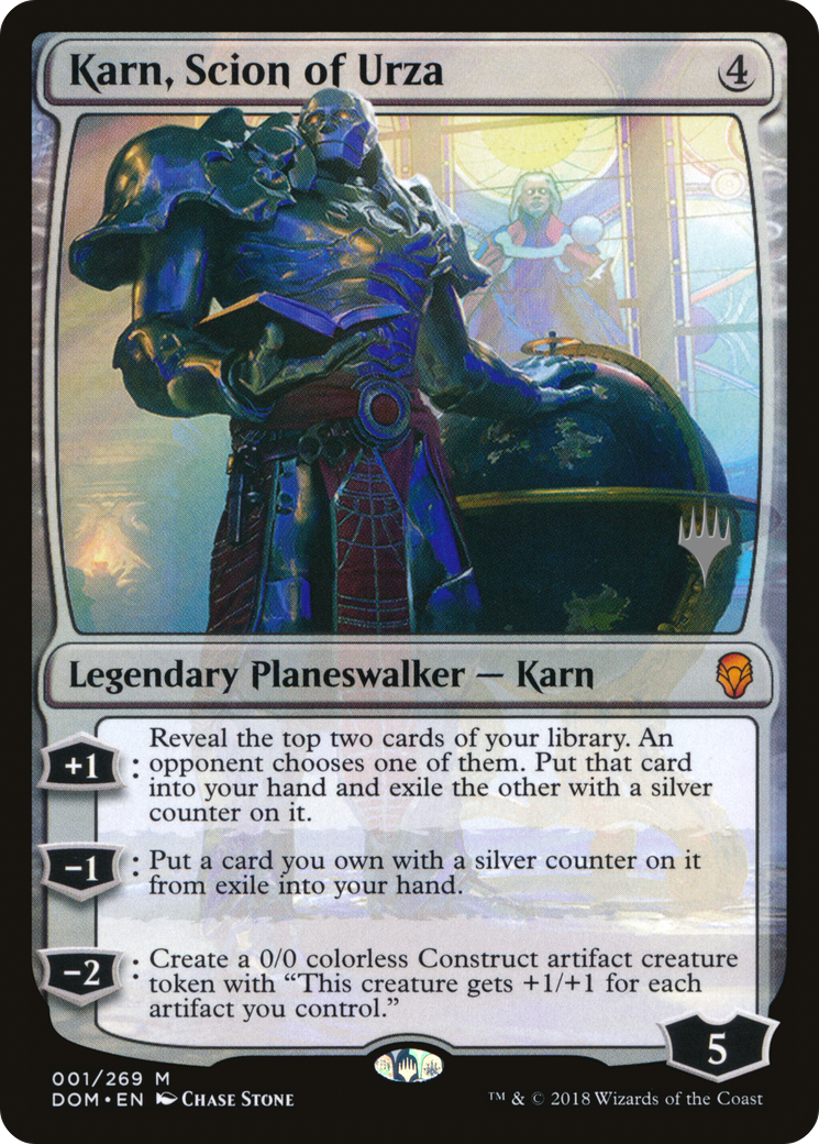 Karn, descendant d'Urza (Pack promotionnel) [Dominaria Promos] 