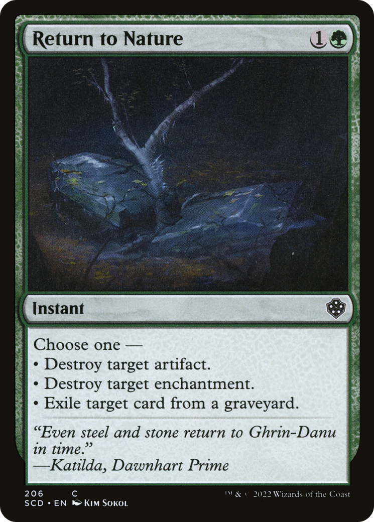 Retour à la nature [Decks Starter Commander] 
