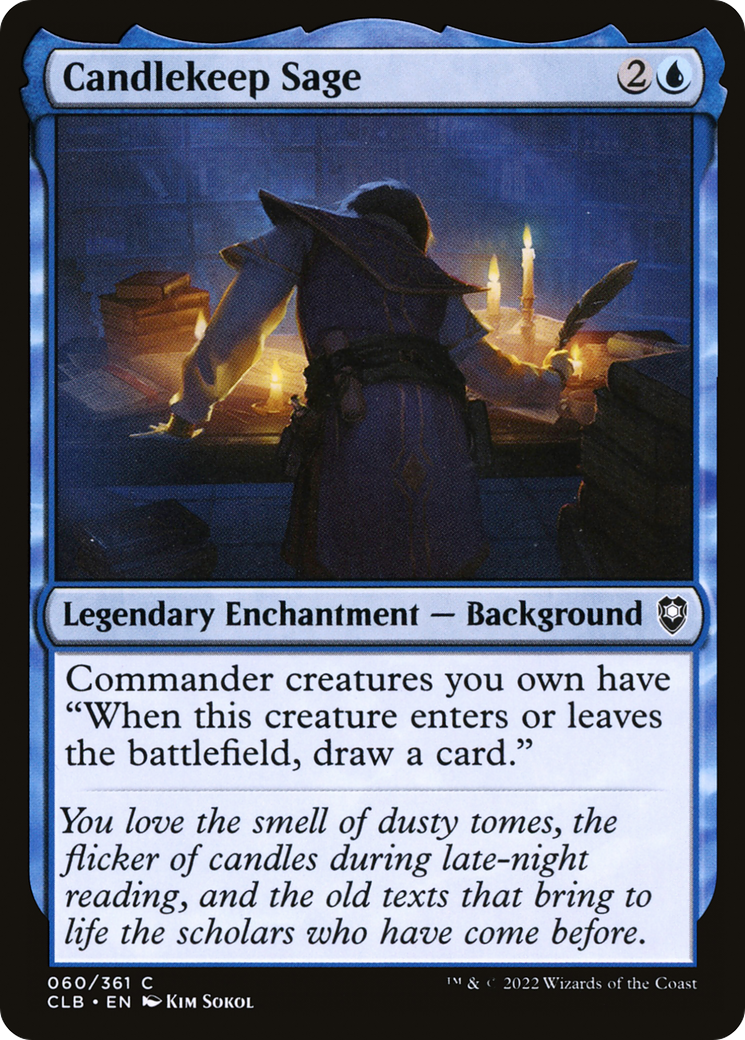Candlekeep Sage [Commander Legends : Bataille de Baldur's Gate] 