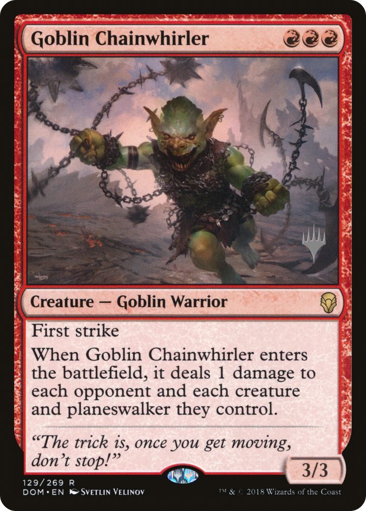 Tourbillon de chaîne gobelin (Pack promotionnel) [Dominaria Promos] 