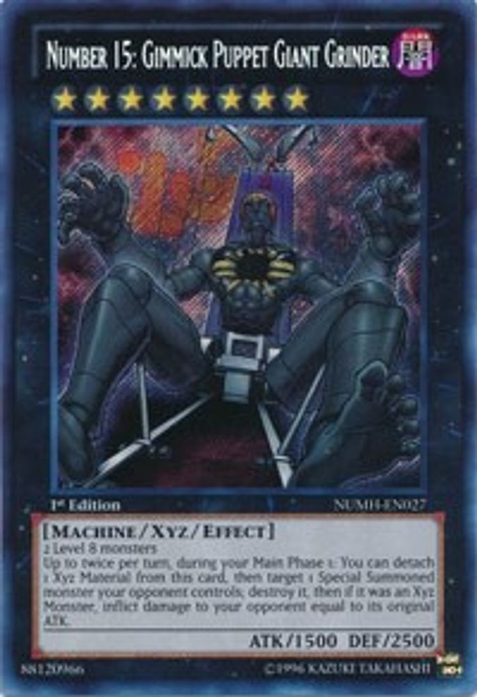 Numéro 15 : Broyeur géant de marionnettes Gimmick [NUMH-EN027] Secret Rare 