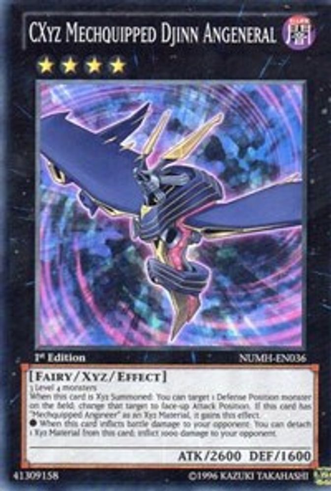 CXyz Mechquipped Djinn Angeneral (NUMH-EN036) - Super Rare