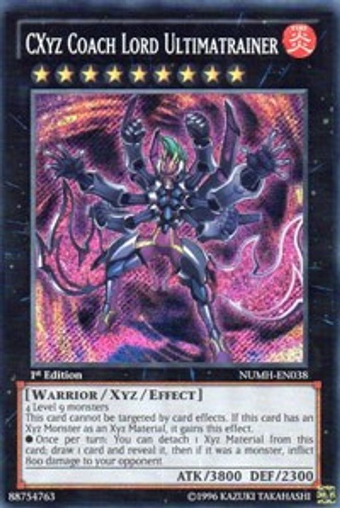 CXyz Coach Lord Ultimatrainer [NUMH-EN038] Secret Rare 