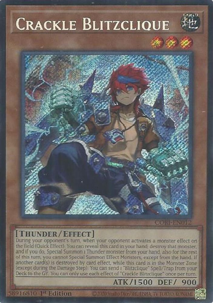 Crackle Blitzclique (CORI-EN012) - Secret Rare