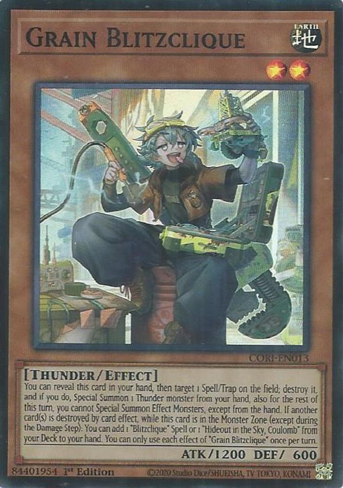 Grain Blitzclique (CORI-EN013) - Super Rare