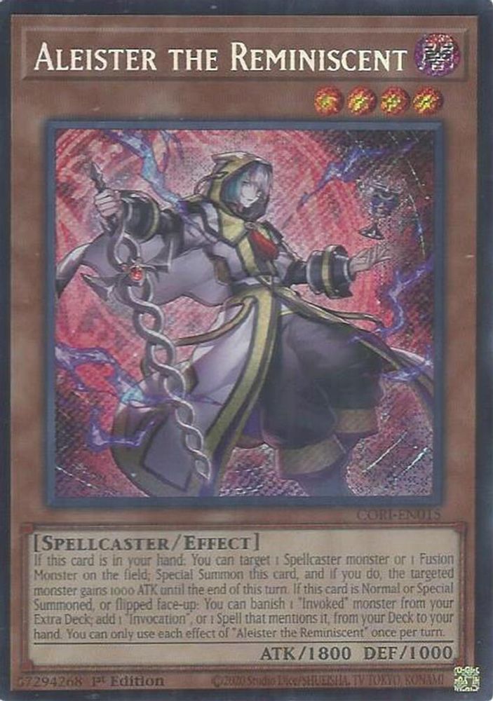 Aleister the Reminiscent (CORI-EN015) - Secret Rare