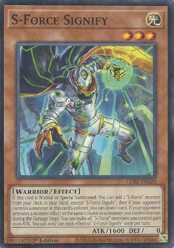 S-Force Signify (CORI-EN020) - Common