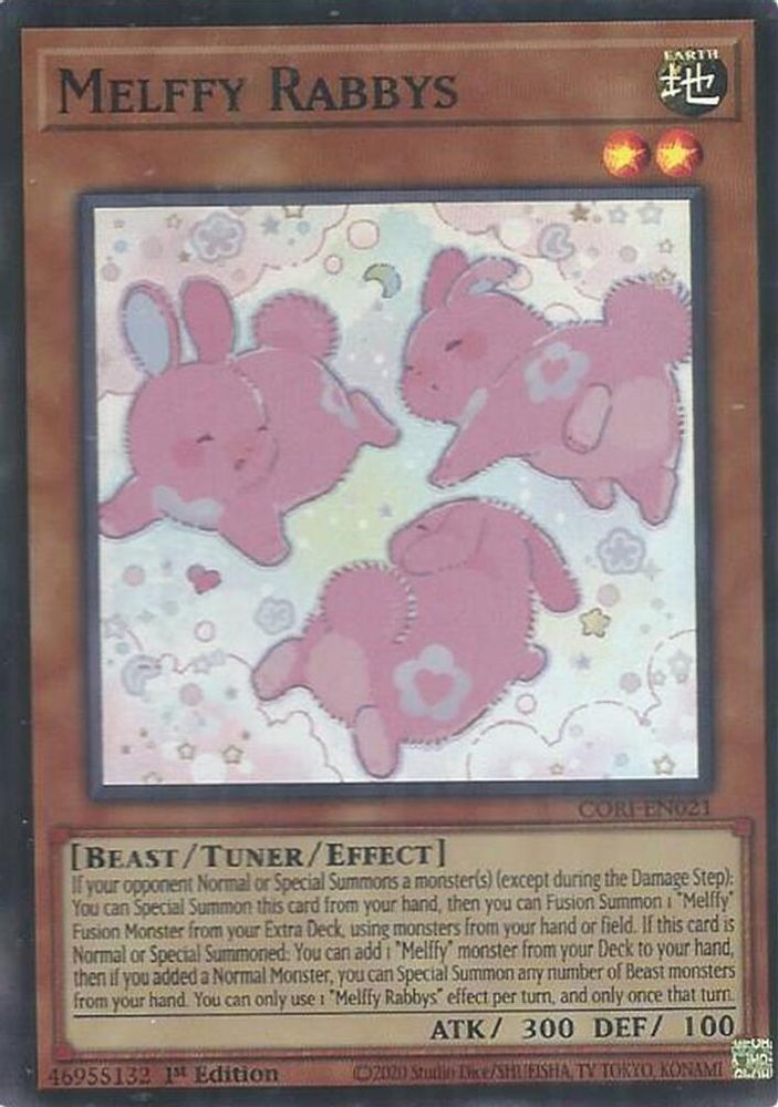 Melffy Rabbys (CORI-EN021) - Super Rare