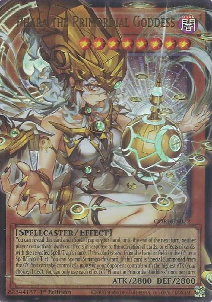 Phara the Primordial Goddess (Extended Art) (CORI-EN022) - Ultra Rare