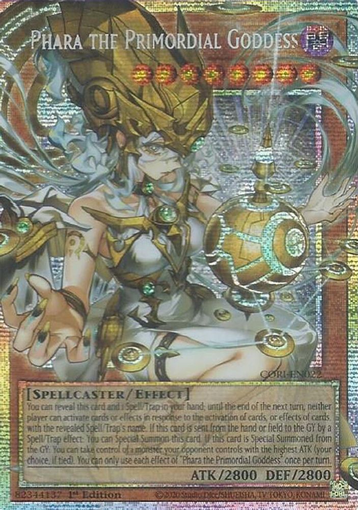 Phara the Primordial Goddess (Starlight Rare) (Extended Art) (CORI-EN022) - Starlight Rare