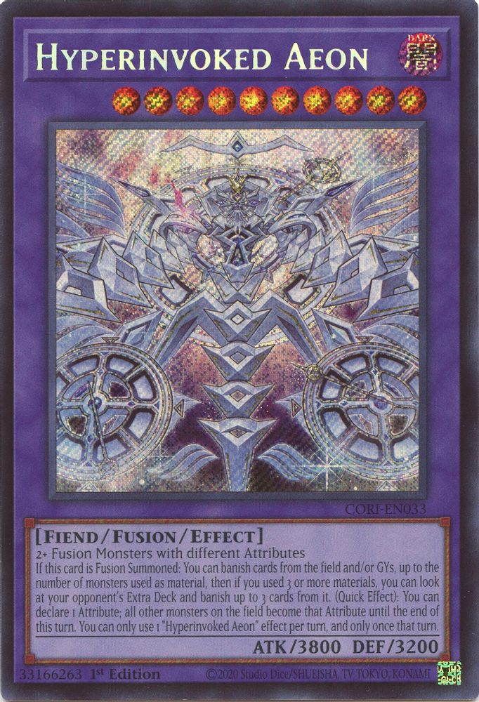Hyperinvoked Aeon (CORI-EN033) - Secret Rare