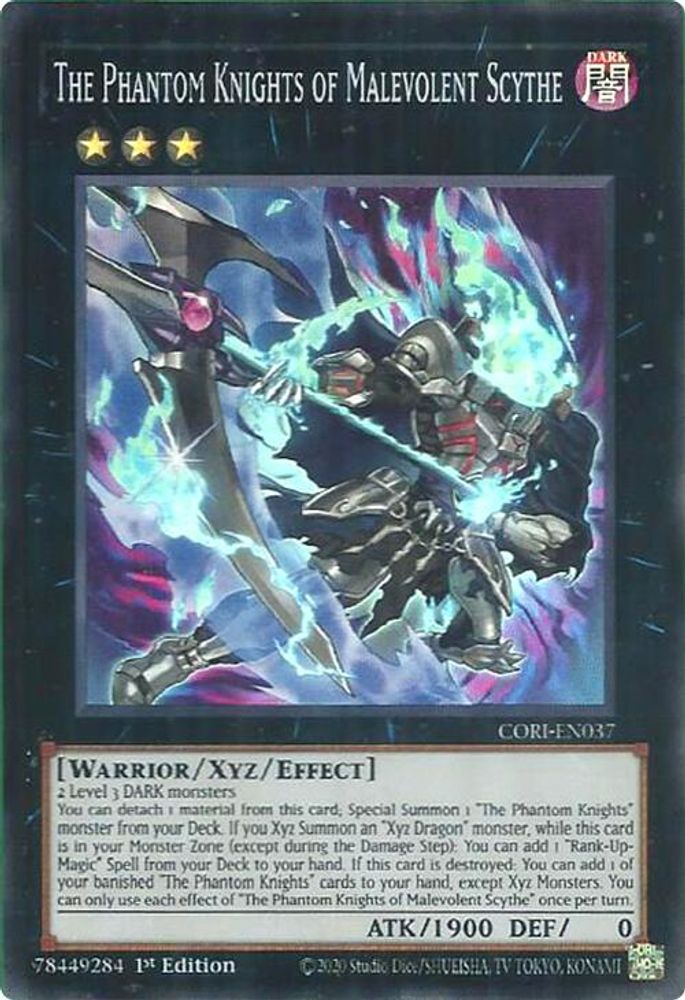 The Phantom Knights of Malevolent Scythe (CORI-EN037) - Super Rare