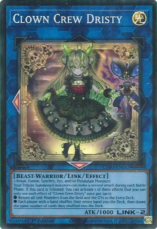 Clown Crew Dristy (CORI-EN042) - Super Rare