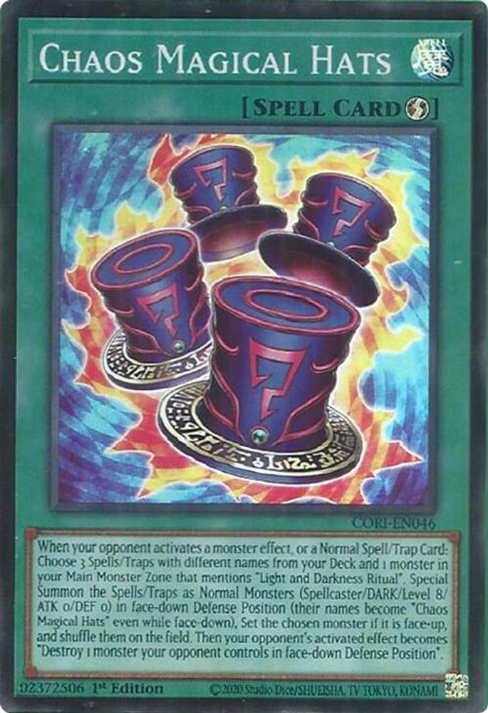Chaos Magical Hats (CORI-EN046) - Super Rare
