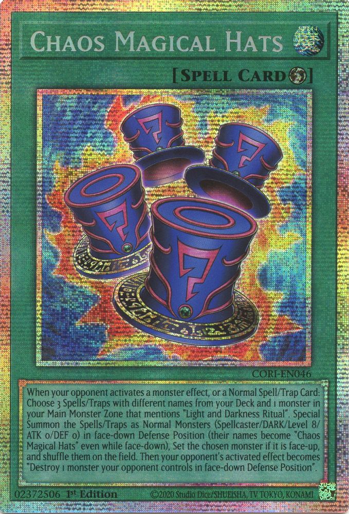 Chaos Magical Hats (Starlight Rare) (CORI-EN046) - Starlight Rare