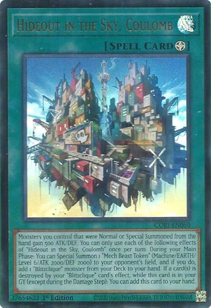 Hideout in the Sky, Coulomb (CORI-EN050) - Ultra Rare